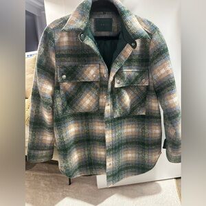 Blank NYC flannel shacket